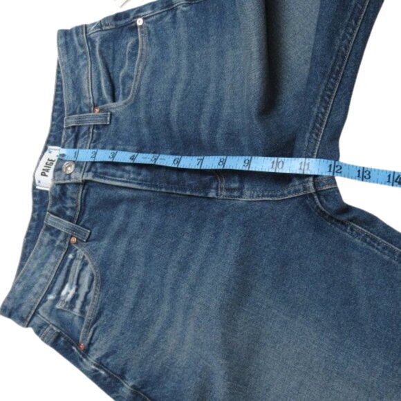 PAIGE Alexis High-Rise Barrel Jeans Lovejoy Distressed 27 - Picture 7 of 15